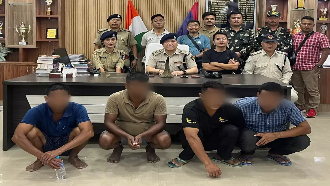 Four arrested with rhino horn worth ₹1.2 crore in Arunachal Pradesh