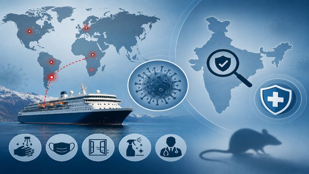 India steps up hantavirus surveillance as asymptomatic crew members evacuated to Netherlands