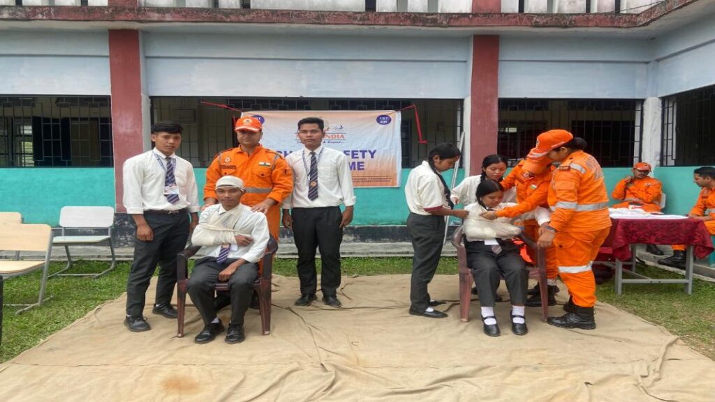 NDRF, DDMA conduct week-long disaster preparedness drive across West Garo Hills institutions