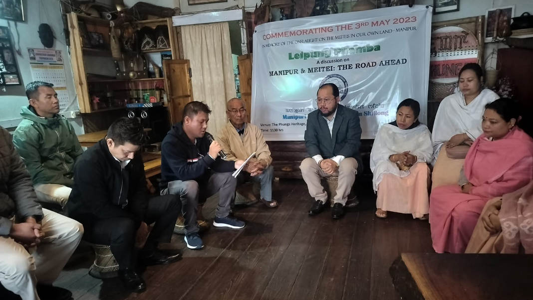 Meitei community in Shillong marks 3 years of Manipur conflict, discusses ‘road ahead’