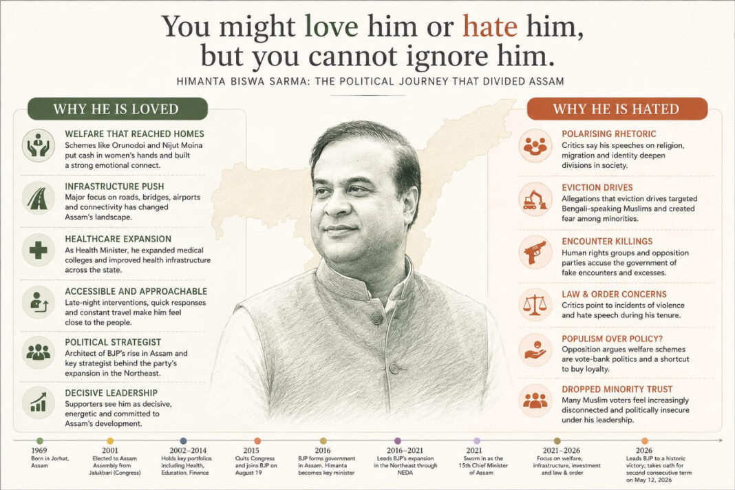 From Congress dissident to ASSAM’s defining political force