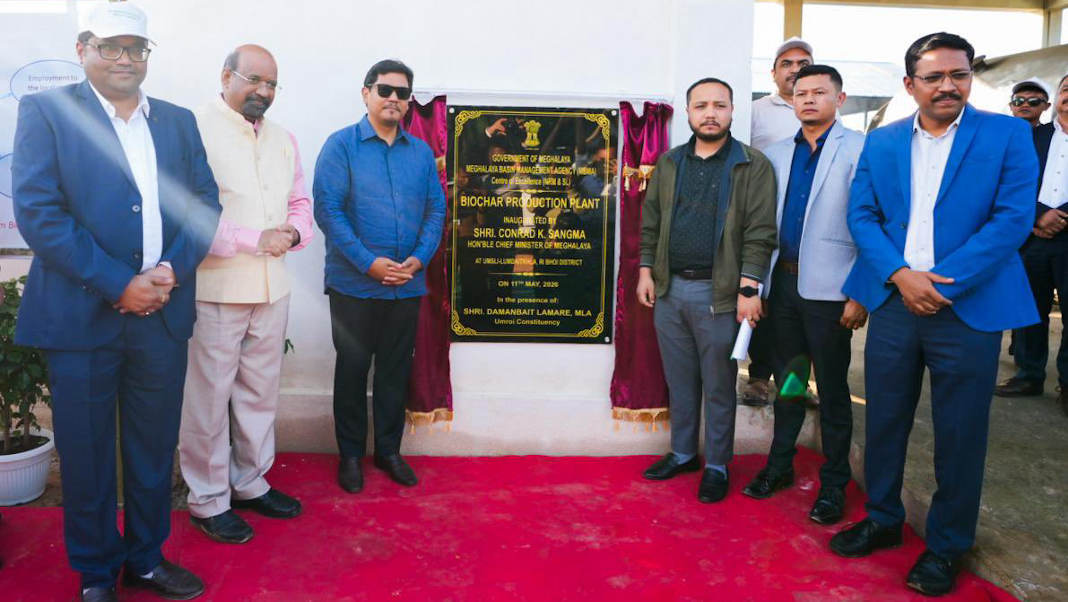 Meghalaya launches first community biochar carbon-removal unit in Ri Bhoi