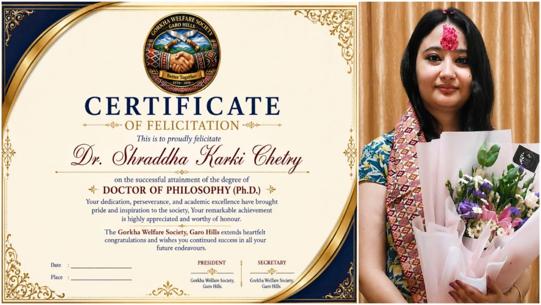 Garo Hills scholar's PhD journey inspires youth, earns community honour in Tura