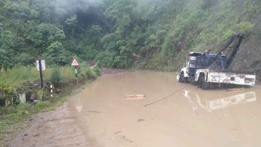Landslide cuts off Pfutsero–Phek lifeline, concerns over road maintenance