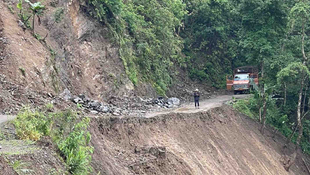 Landslide cuts off Pfutsero–Phek lifeline, concerns over road maintenance
