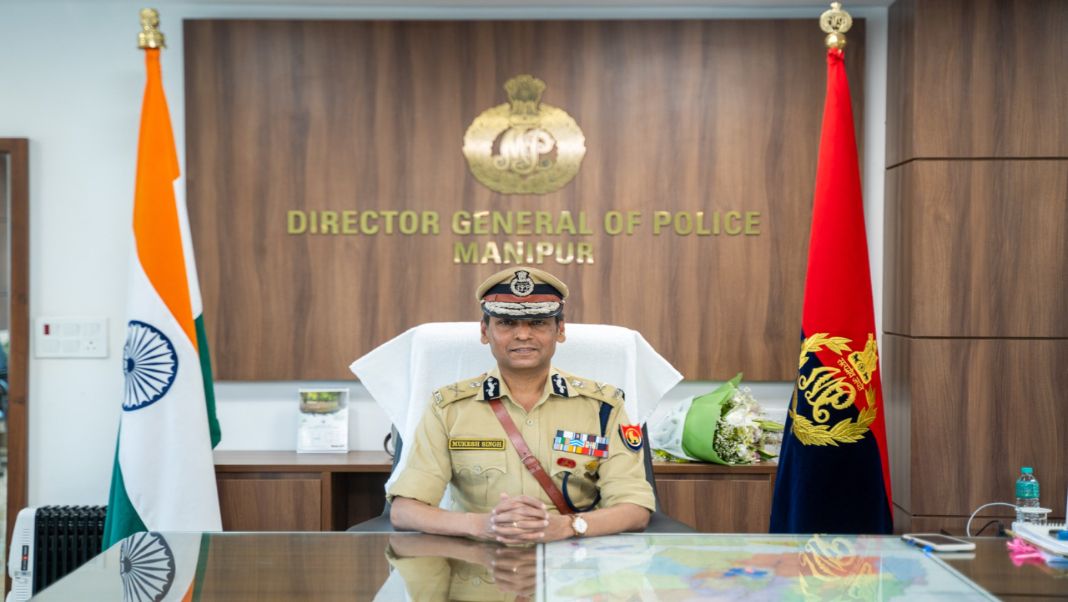 Newly appointed Manipur Director General of Police (DGP) Mukesh Singh