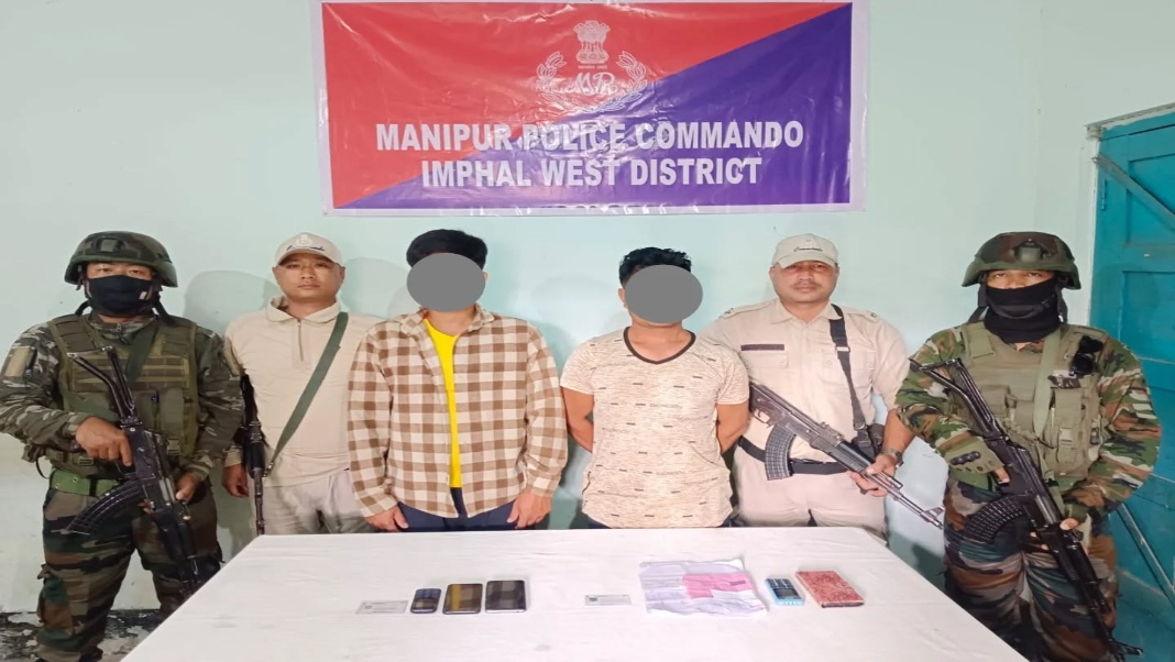 Nine suspected insurgents including woman cadre arrested in Manipur