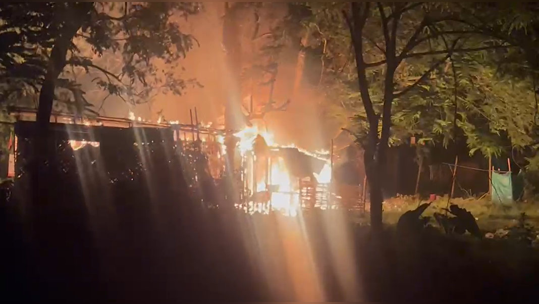 Midnight Blaze Reduces Three Shops to Ashes in Boko