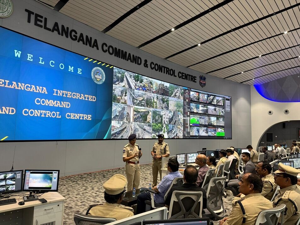 Telangana Integrated Command Control Centre in Hyderabad 2