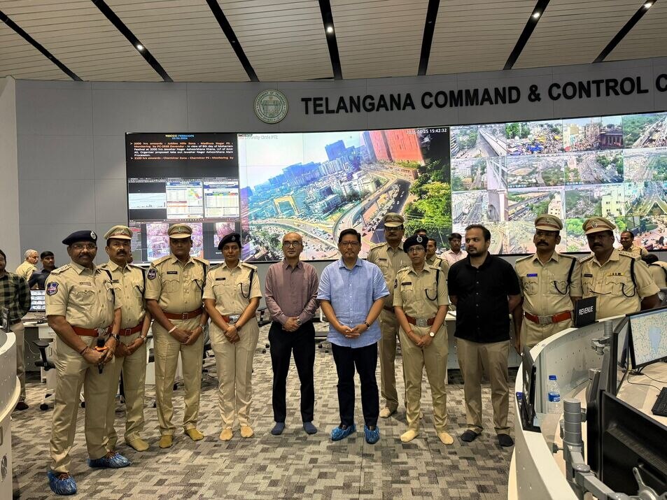 Telangana Integrated Command Control Centre in Hyderabad 3