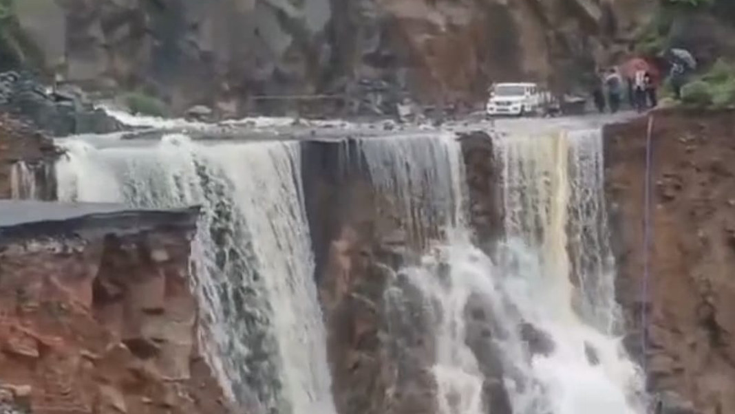 Tourist route to Dawki cut off as landslide forces closure of Shillong-Dawki highway