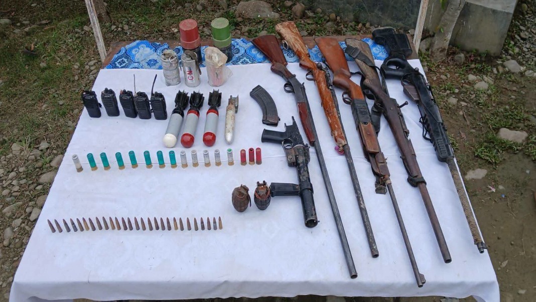 Arms cache unearthed in Imphal foothills