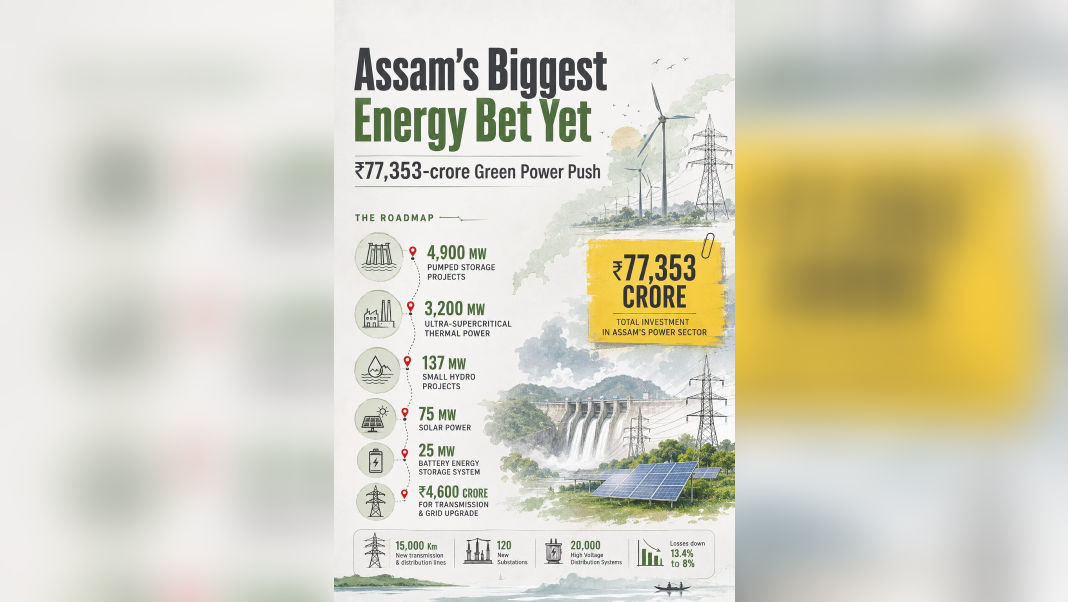 Assam's biggest energy bet yet ₹77,353-crore green power push