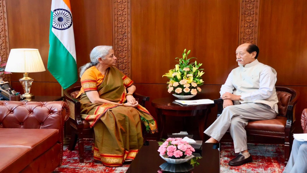CM Neiphiu Rio meets FM Nirmala Sitharaman, seeks support for Nagaland’s development priorities
