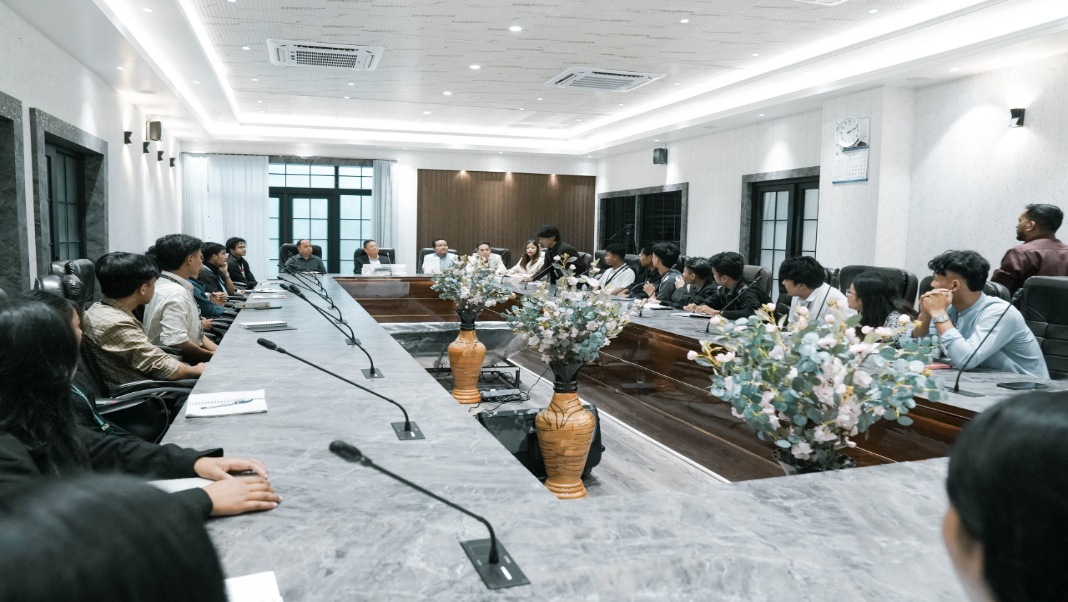 Meghalaya Speaker engages student interns on Democracy, Governance