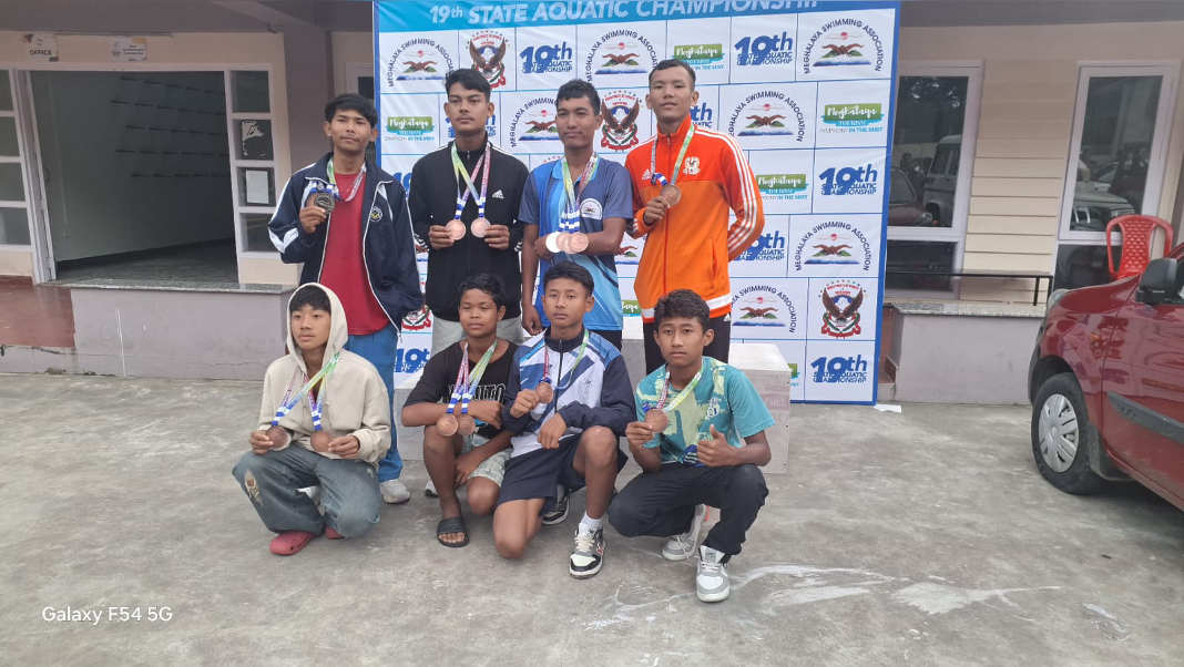 West Garo Hills swimmers defy odds, bag nine medals at Meghalaya championship