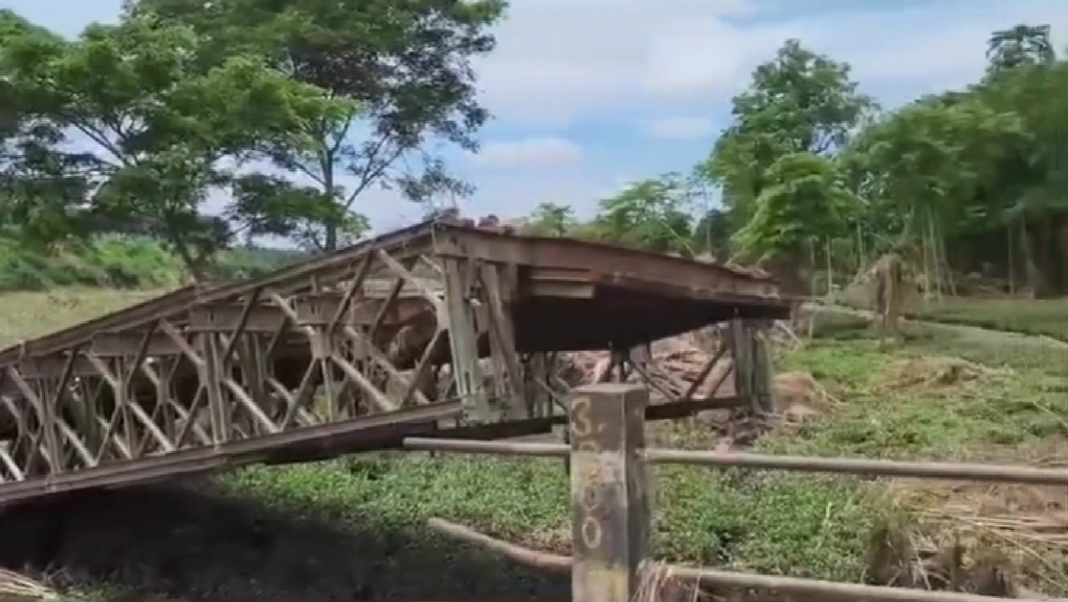 Nagaland: Milak bridge washed away in Mokokchung, connectivity to 13th IR battalion in Tuensang disrupted